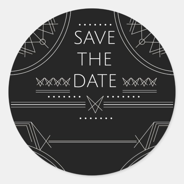illuminati save the date classic round sticker (Front)