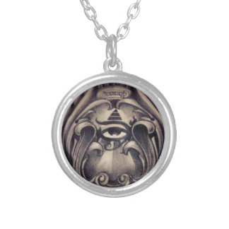illuminati silver plated necklace
