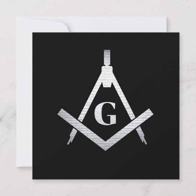 Illuminati Symbol Masonic Conspiracy Pyramid Gift Invitation (Front)