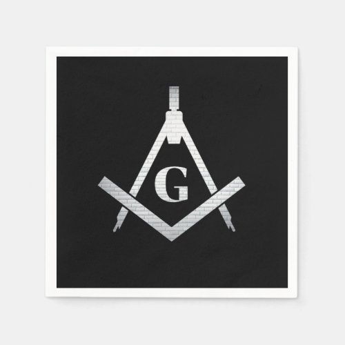 Illuminati Symbol Masonic Conspiracy Pyramid Gift Napkins
