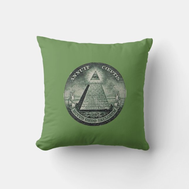 ILLUMINATI THROW PILLOW (Front)