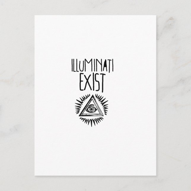 illuminati tshirt postcard (Front)