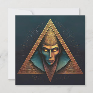 Illuminati Wall Crest Invitation