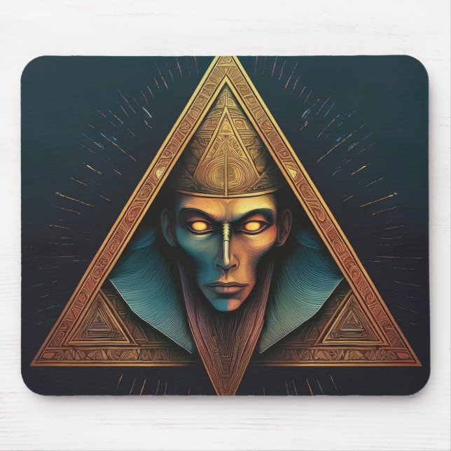 Illuminati Wall Crest Mouse Pad (Front)