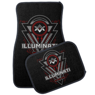 Illuminati We See You All Seeing Eye Car Floor Mat