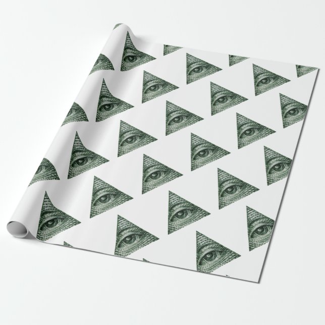 illuminati wrapping paper (Unrolled)