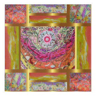 Illuminating Abstract Acrylic Wall Art