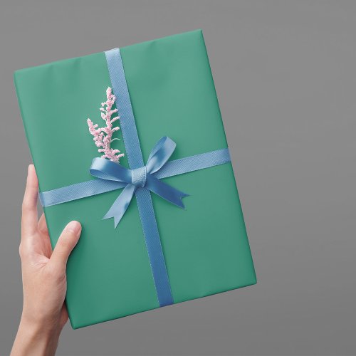 Illuminating Emerald Solid Color Wrapping Paper