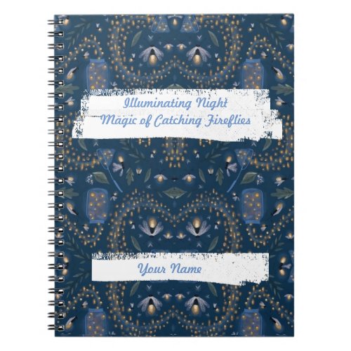 Illuminating Night_ Magic of Catching Fireflies Notebook