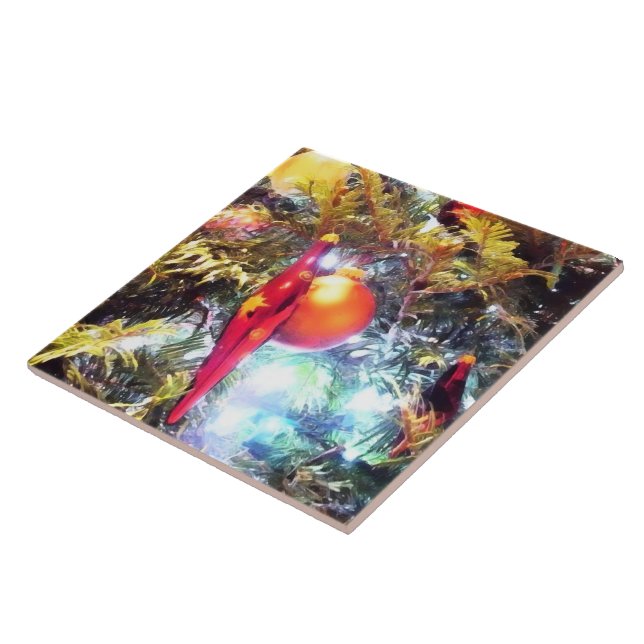 Illuminating Ornaments Ceramic Tile (Side)