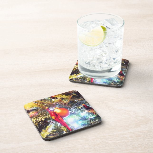 Illuminating Ornaments Drink Coaster (Right Side)