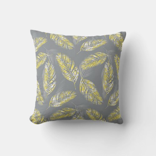 Illuminating Toucans Marbling Tropical Throw Pillow