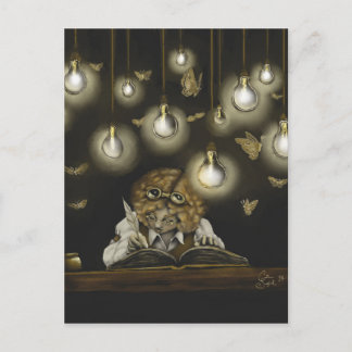 "Illumination" collectible postcard