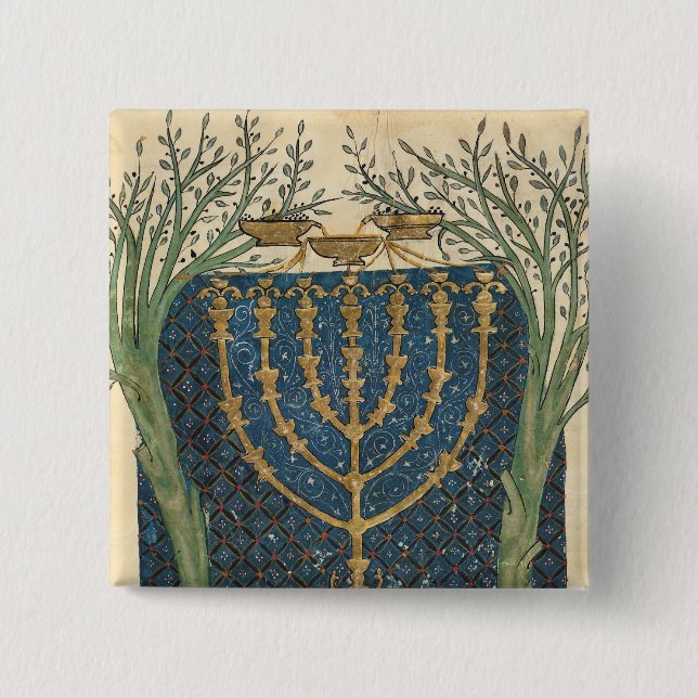 Illumination of a menorah, from button (Front)