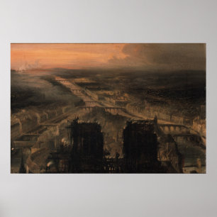 Illumination of Notre Dame Poster