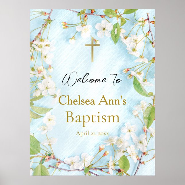 Illumination Orthodox Christian Baptism Poster (Front)