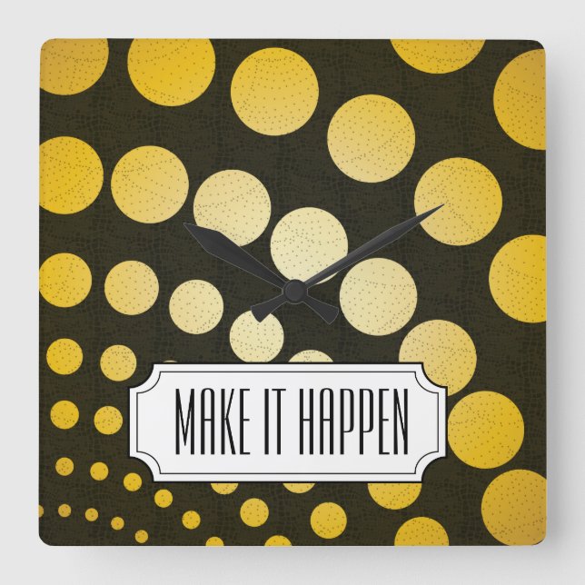 Illumination Square Wall Clock (Front)