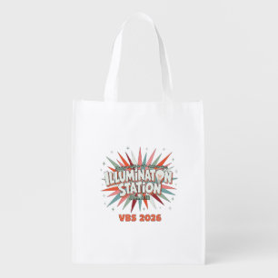 Illumination Station VBS 2026 John 8:12 Vacation Grocery Bag