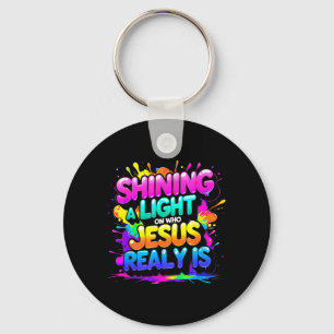 Illumination station vbs church worship souvenir keychain