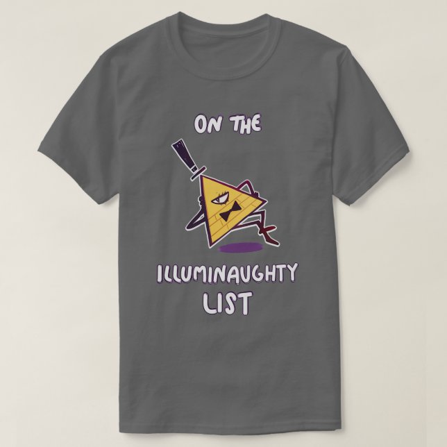 Illuminaughty List  T-Shirt (Design Front)