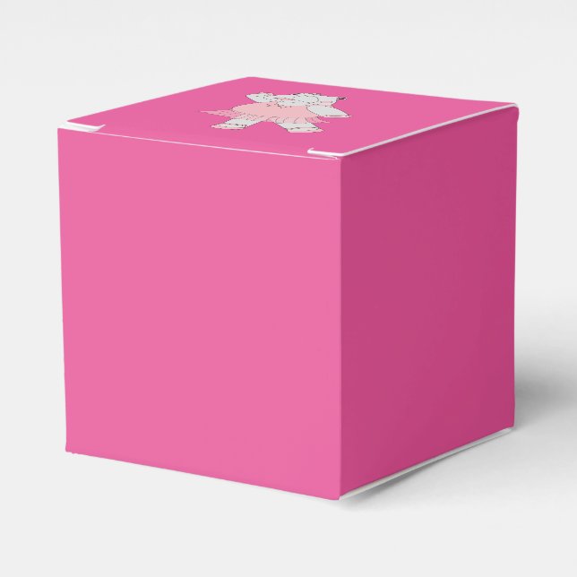 illusima Ballerina Hippo Favor Boxes (Front Side)