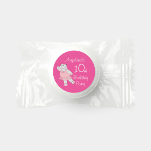 illusima Ballerina Hippo Pink 10th Birthday Life Saver® Mints
