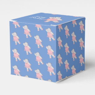 illusima Ballet Hippo Blue Birthday Gift Box/ Favor Boxes