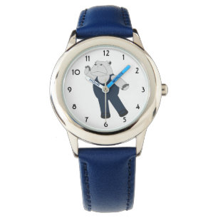 illusima Ballet Hippo Blue Kids Watch