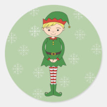 illusima Christmas Boy Elf Snowflakes Green