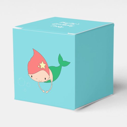 illusima Cotton Candy Mermaid Favor Boxes