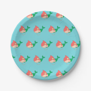 illusima Cotton Candy Mermaid Paper Plates