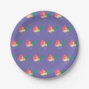 illusima Cotton Candy Mermaid Paper Plates