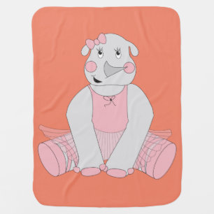 illusima Cute Baby Orange Design Blanket