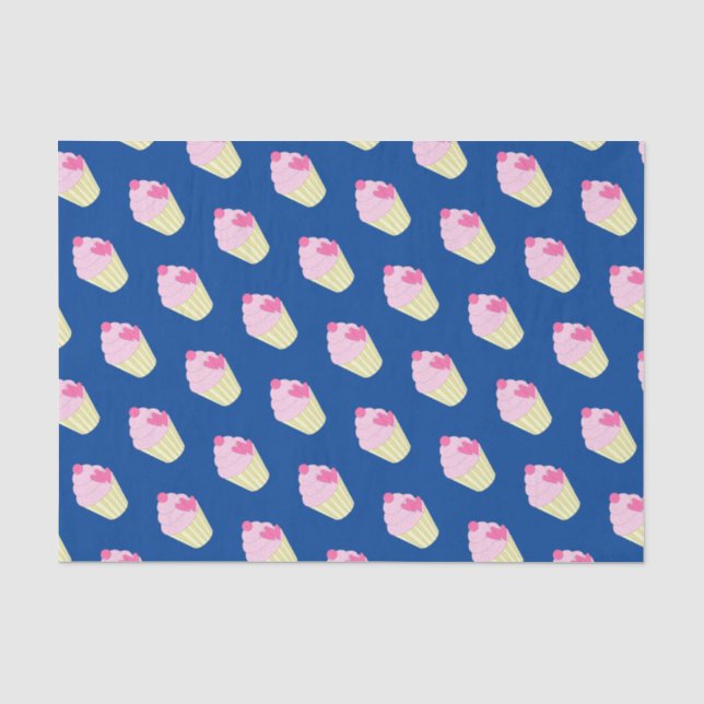 illusima Dark Blue Tissue Paper (Front)