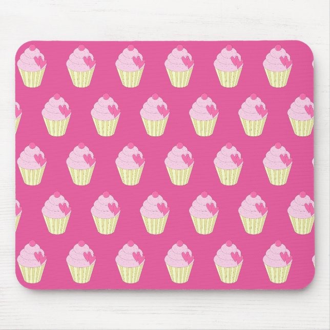 illusima Decorated Cupcake Mouse Pad (Front)