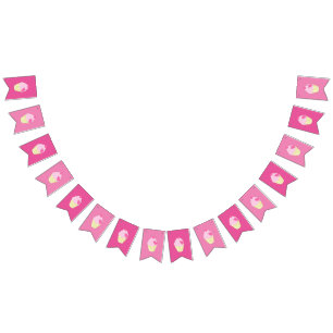 illusima Decorated Cupcakes Bunting Flags