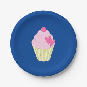 illusima Decorated Cupcakes Paper Plates