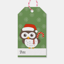 illusima Owl Christmas Snowflakes Green