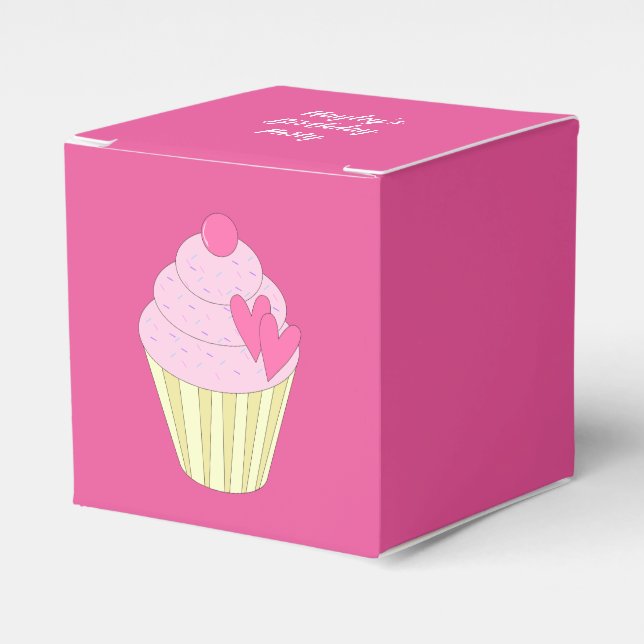 illusima Pink Favor Boxes (Front Side)