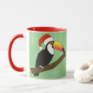 illusima Toucan Christmas Snowflakes Mug