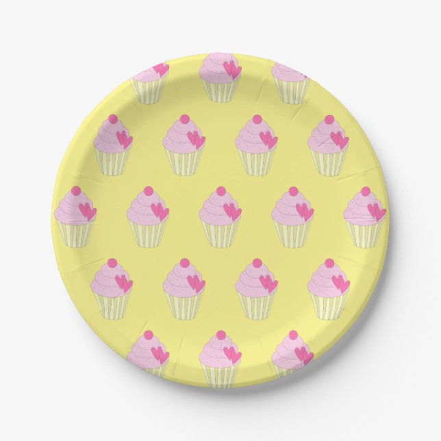 illusima Yellow Paper Plates (Front)