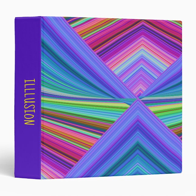 illusion 3 Ring Binder (Front/Spine)
