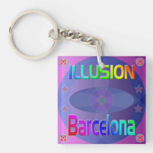 "ILLUSION Barcelona" Keychain! Keychain