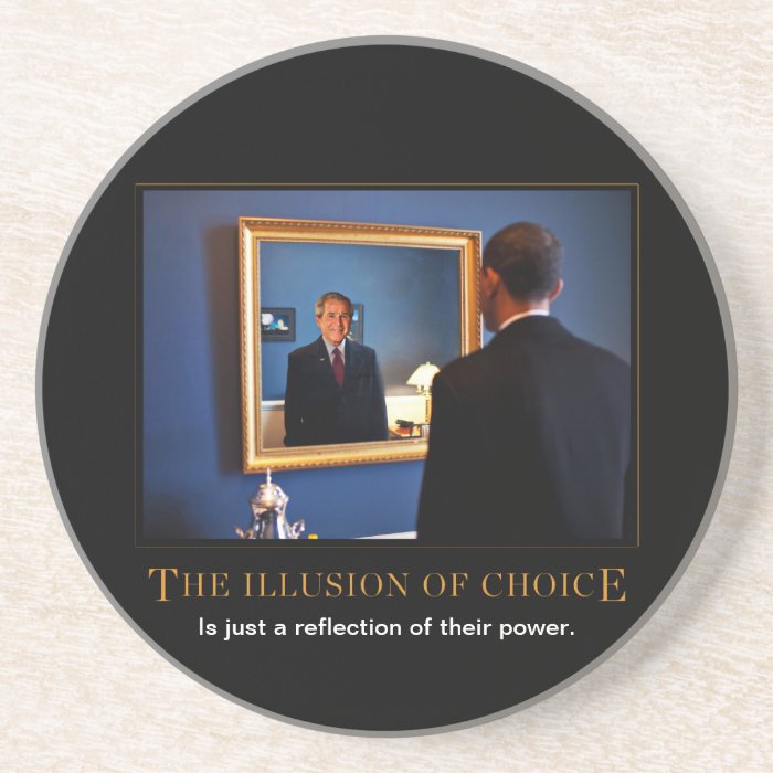 Illusion of Choice Beverage Coasters