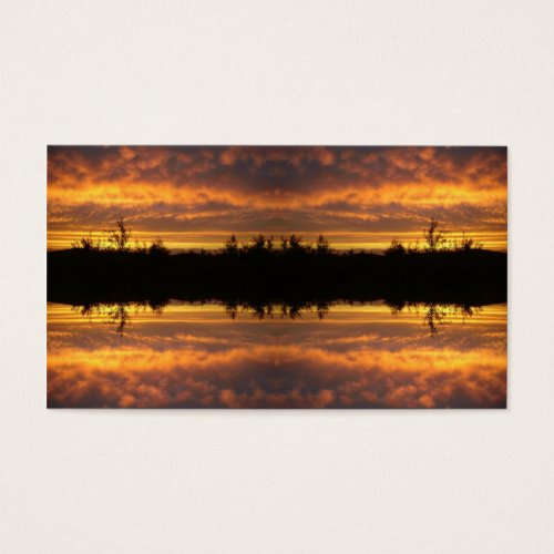 Illusion of Reflection Business Card Template