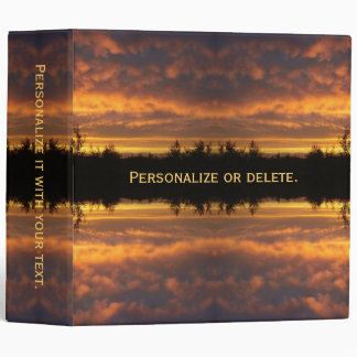 Illusion of Reflection 3 Ring Binder