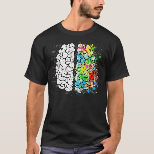 illusion of the brain T_Shirt