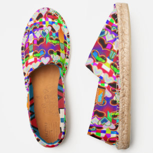 Illusion of the Hearts by Kenneth Yoncich Espadrilles