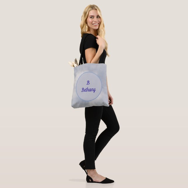 Illusion of the Sun Image with Monogram Tote Bag (On Model)