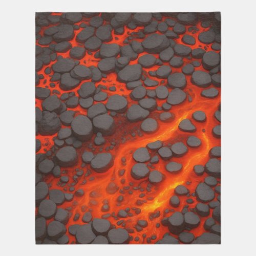 Illusion Rug _ Lava Rug _ Volcano Stepping Stones